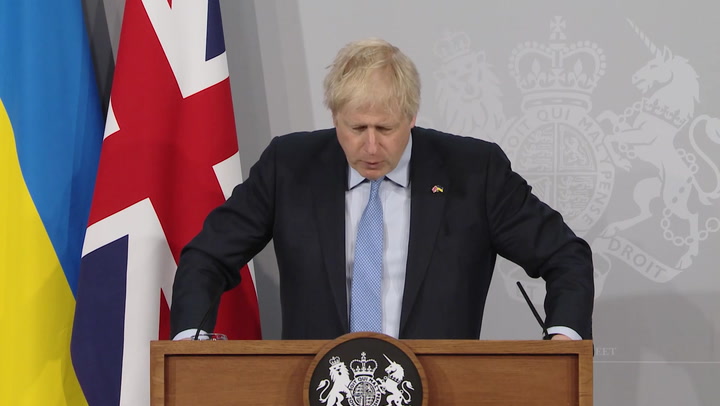 Boris Johnson pledges further £300m support package to Ukraine