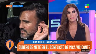 Fabián Cubero habló sobre el nuevo enfrentamiento entre Mica Viciconte y Nicole Neumann