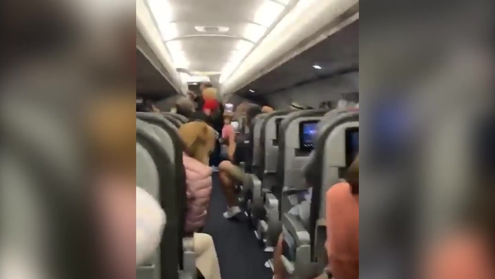 Passengers sing as peopled who refused to wear masks are thrown off flight