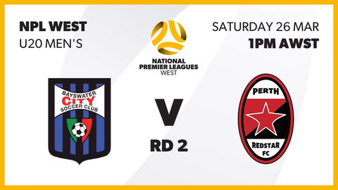 26 March - NPLM WA U20 - Bayswater City SC v Perth Redstar FC