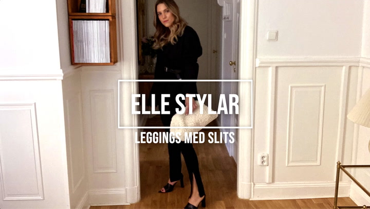 ELLE STYLAR: Leggings med slits