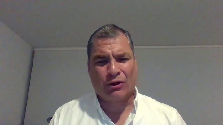 Rafael Correa habla tras el pedido de captura - Fuente: Facebook
