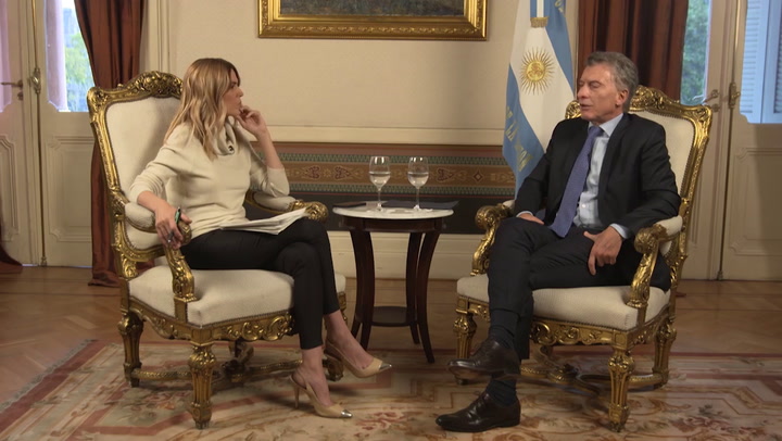 La entrevista de Viviana Canosa a Macri, por Canal 9
