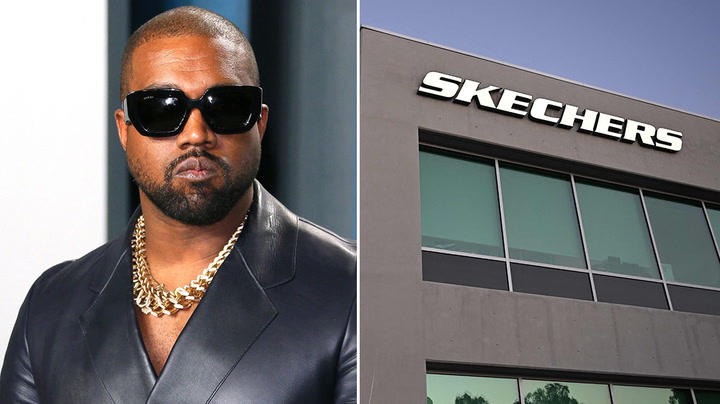 Kanye West escorted out of Sketchers office after turning up uninvited
