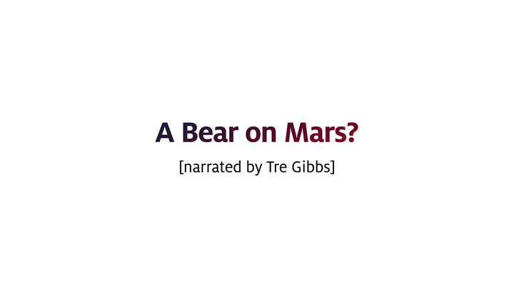 Los científicos explican qué hay detrás del 'oso' encontrado en Marte