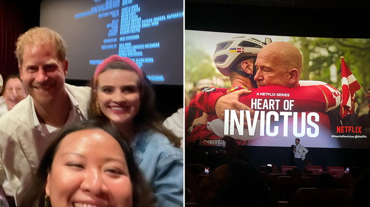 Prince Harry surprises cinema-goers at premiere of Invictus Games documentary