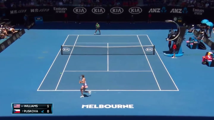 Los mejores puntos del partido entre Serena Williams y Karolina Pliskova - Fuente: Australian Open