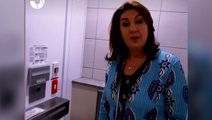 Jane McDonald shows off luxurious underground toilets in Japan with 'noise cover-up'