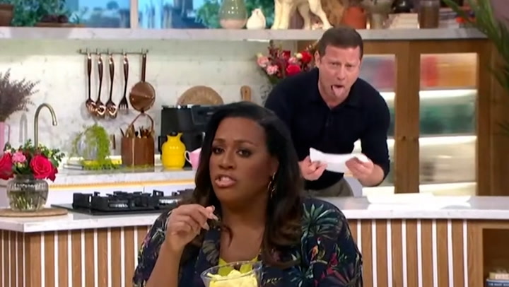 Dermot O'Leary nearly sick live on This Morning after trying unusual Christmas snack