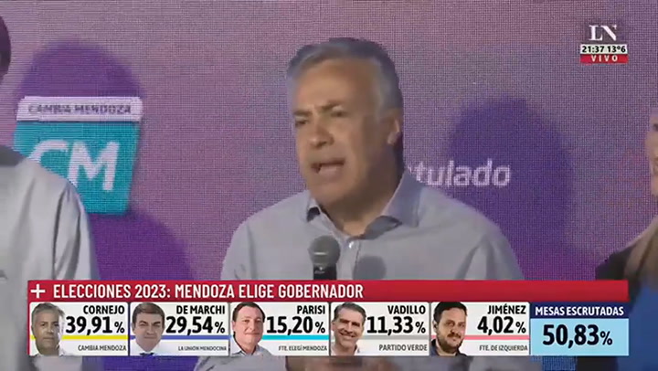 Alfredo Cornejo: “Vamos a poner todo de nosotros para que Mendoza avance”