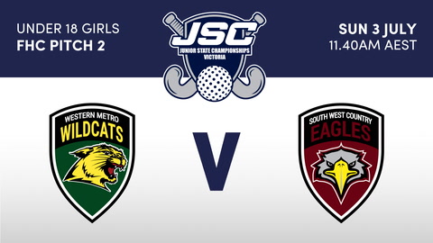 3 July - Hockey Vic Jsc - Fc2 - Wildcats V Eagles
