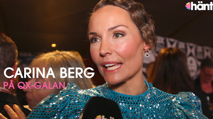 Carina Berg om kvällen med Carolina Gynning: ”Njuta”