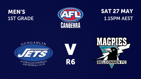 Gungahlin Jets Football Club - AFL Canberra Mens v Belconnen Magpies - AFL Canberra Mens