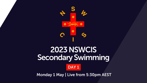 01 May 2023 - NSW CIS Secondary Swimming - D1