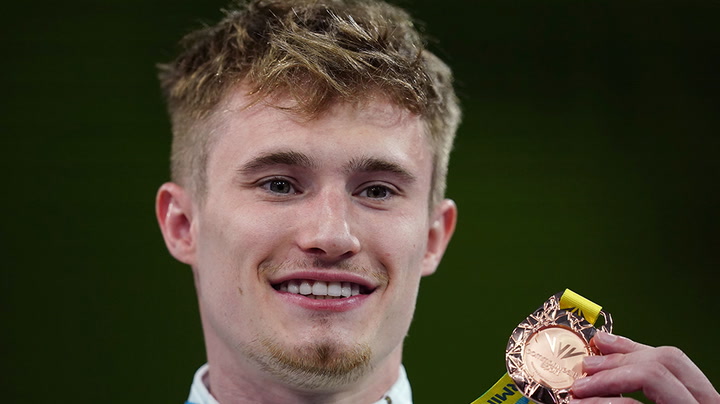 Commonwealth Games: Jack Laugher glad to win diving bronze in all-England podium