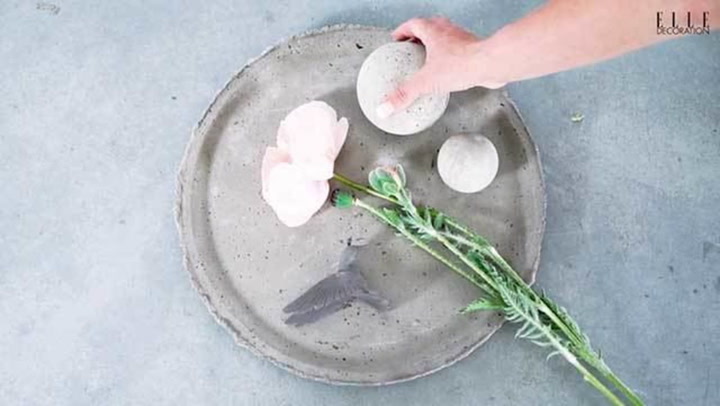 DIY: Gjut ett stilrent fat och klot i betong