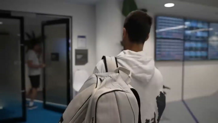 Las prácticas de Djokovic para el Open 2023