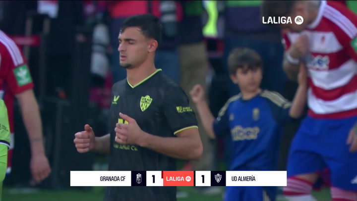 Granada 1-1 Almería: resumen y goles | LaLiga EA Sports (J25)