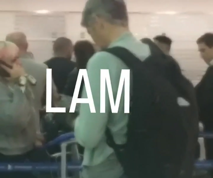 El video que difundió De Brito sobre Morena y Rocío en el aeropuerto
