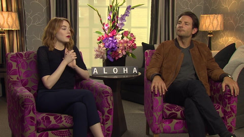 Aloha - Emma Stone and Bradley Cooper Interview