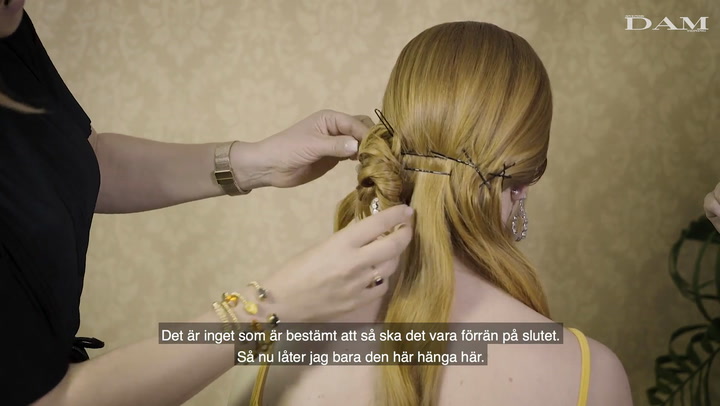 Styla håret kungligt med Björn Axén – inspirerat av Sofias halvuppsättning
