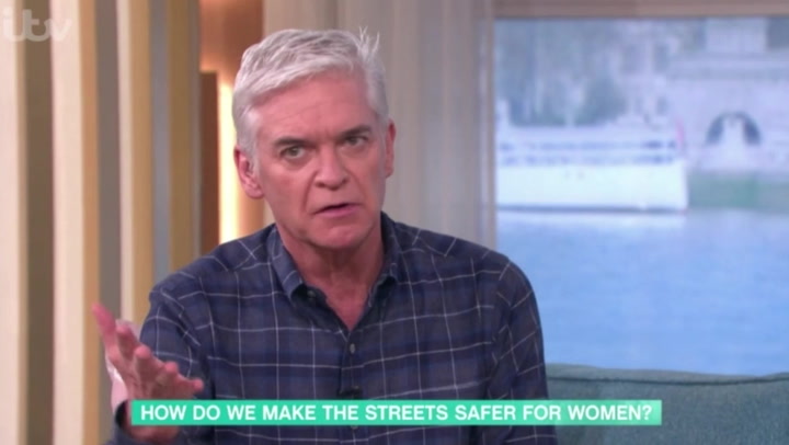 Phillip Schofield claims he's 'always' called out abuse during This Morning debate on women's safety