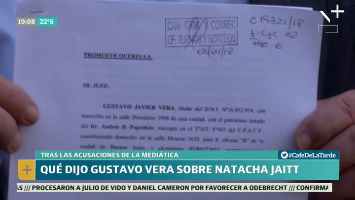 Gustavo Vera  denunció a Natacha Jaitt por sus declaraciones