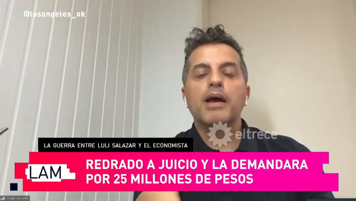 Martín Redrado demandó a Luciana Salazar por 25 millones de pesos