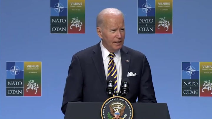 Biden accidentally calls Zelensky 'Volodymyr' at Nato summit