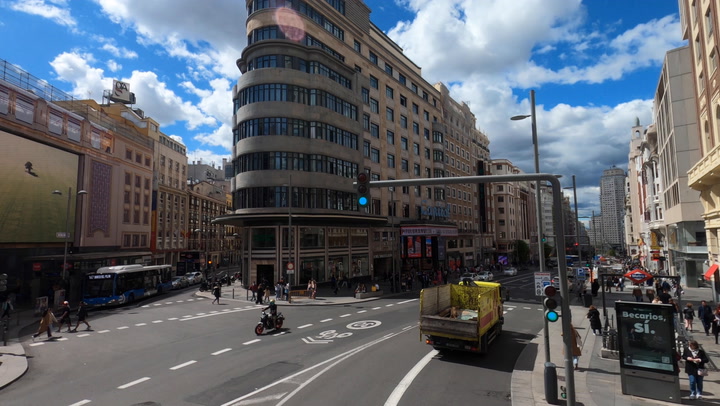 Busy Streets of Madrid 