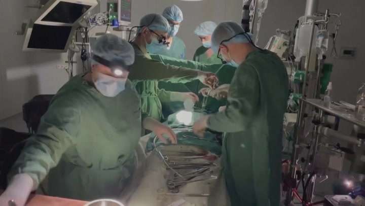 Surgeons perform heart surgery during blackout in Kyiv