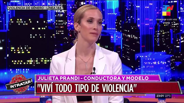 Julieta Prandi contó los motivos que la llevaron a contar la violencia que sufrió