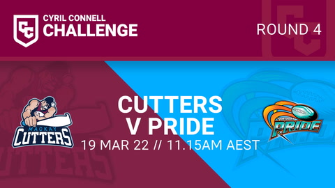 19 March - Cyril Connell Challenge Round 4 - Cutters v Pride