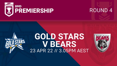 North Queensland Gold Stars QWRL v Burleigh Bears - QRLW