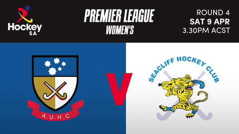 9 April - Hockey SA Womens Round 4 - Adelaide Uni v Seacliff