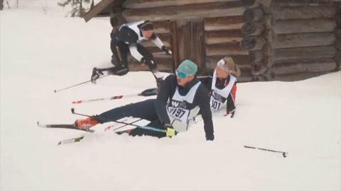 Video: Kaos i svensk skirenn