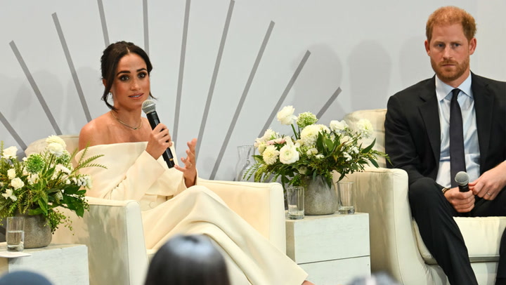 Meghan Markle says being a mother is 'most important thing in my entire life' as she joins Harry on mental health panel