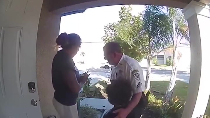 Boy calls 911 to get a hug from Florida police officer