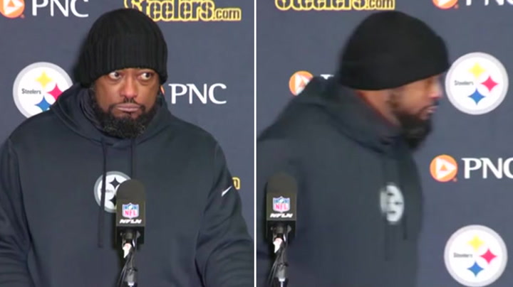Pittsburgh Steelers head coach walks out of press conference after NFL playoffs loss