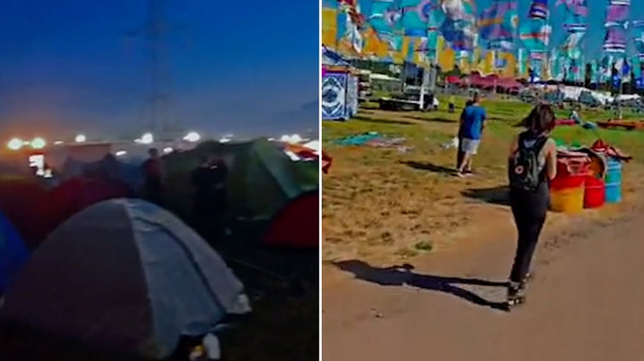 Glastonbury 2023: Campers begin descending on Worthy Farm as gates open to music festival