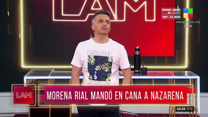 Nazarena Vélez habló sobre los rumores de romance con Jorge Rial