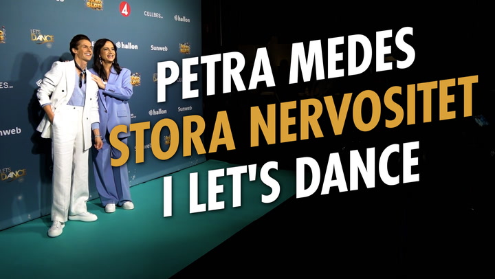 Petra Medes stora nervositet i ”Let’s dance”