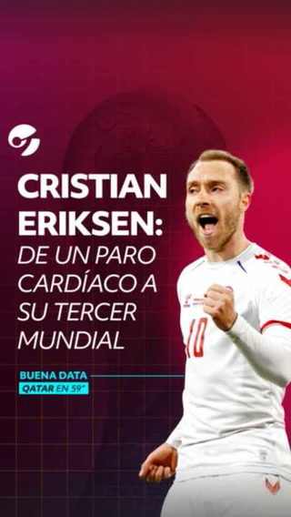Qatar 2022: Christian Eriksen, de estar al borde de la muerte a disputar un mundial