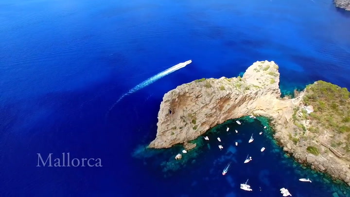 Mallorca, visto desde un drone - Fuente: YouTube Stefan Zimmermann