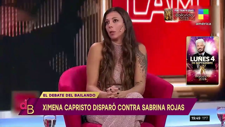 Las declaraciones de Ximena Capristo contra Sabrina Rojas