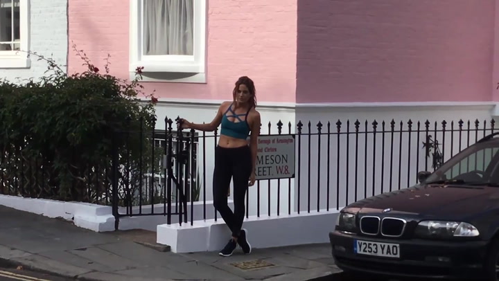 Made in Chelsea star among posers taking photos outside man's 'damaged’ London home