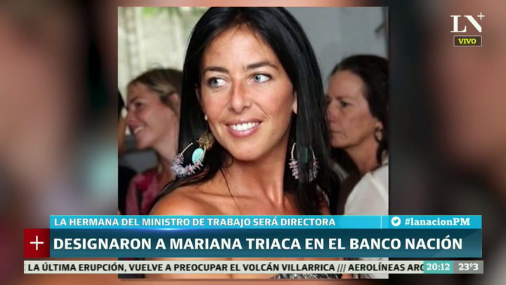 Polémica por la designación de Mariana Triaca, la nueva directora del Banco Nación
