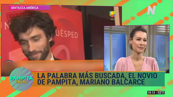 Así reaccionó Pampita al ver una nota que le hicieron a su novio - Fuente:  NET TV