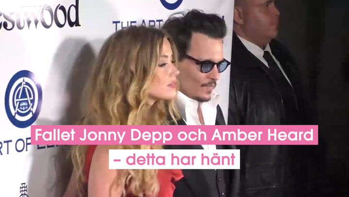 Fallet Jonny Depp och Amber Heard – detta har hänt