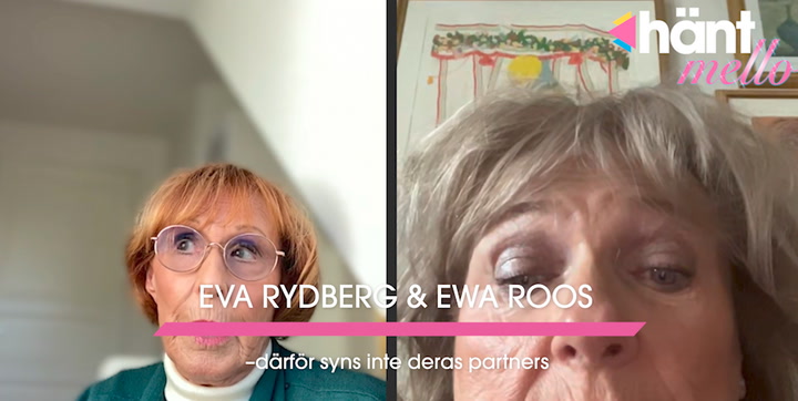 Därför syns inte Eva Rydberg och Ewa Roos män i publiken: ”Skönt”